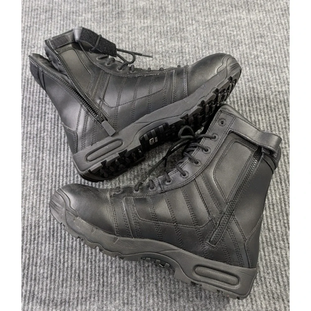 Original SWAT Tactical Boot Mens 13W Black Side Zip Metro Air 9